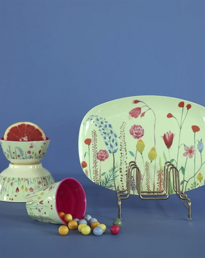 MELAMINE CUP WITH SUMMER FLOWE